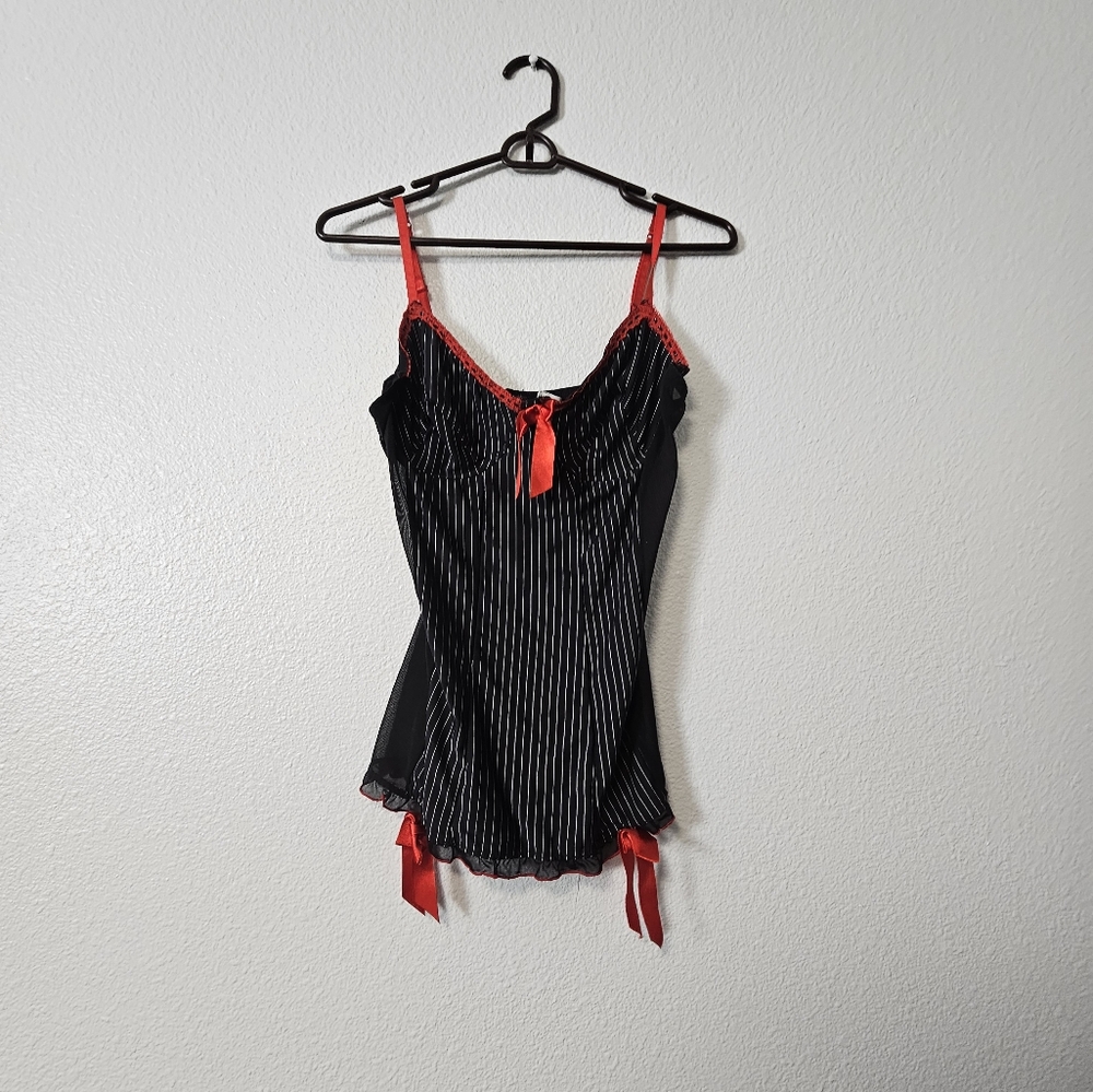 Skull Gothic Slip Dress Sz  M
